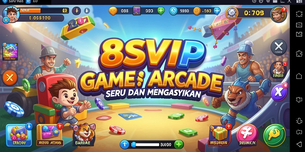 Tampilan gameplay seru dari 8SVIP dengan berbagai tantangan menarik.