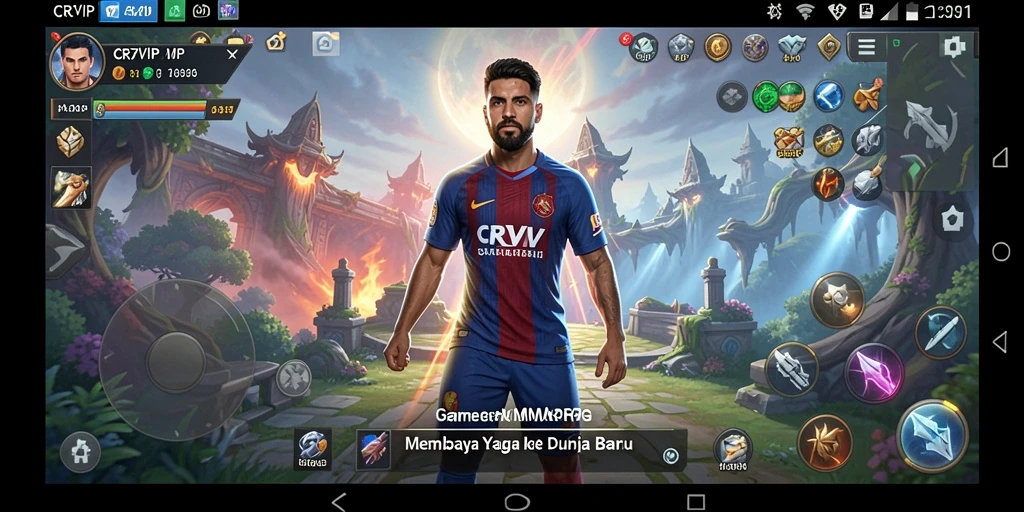 Tampilan gameplay <strong>CR7VIP</strong> yang seru dan mengasyikkan.