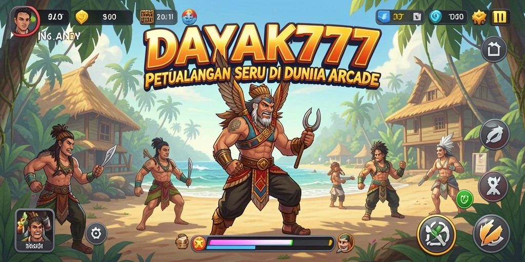 Screenshot gameplay DAYAK777 yang seru dan menantang.