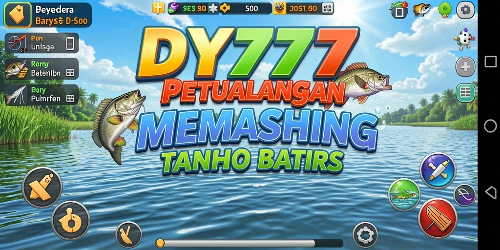 Tampilan gameplay DY777 menunjukkan keseruan memancing dengan grafik yang menawan.