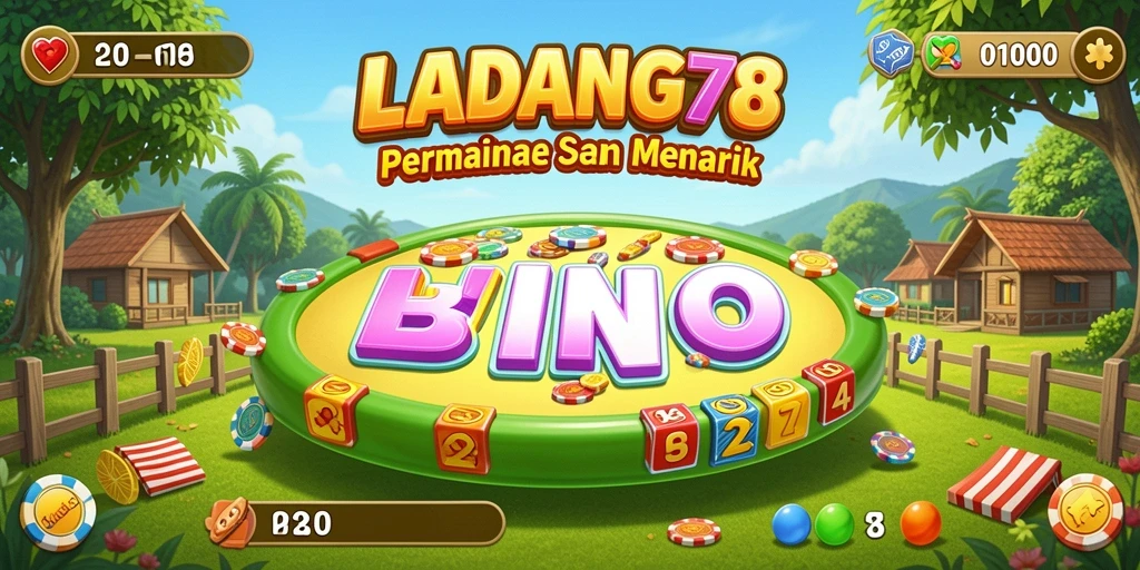 Tampilan gameplay Bingo yang mengasyikkan di LADANG78.