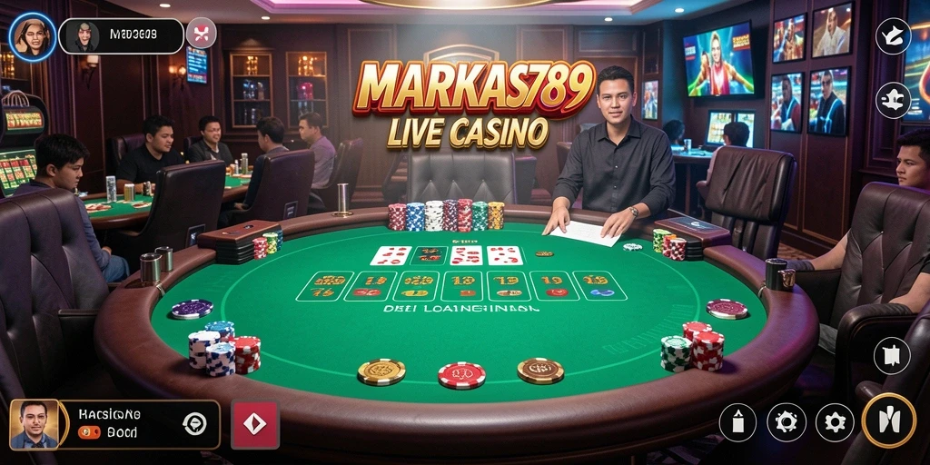Tampilan gameplay menarik di MARKAS789 Live Casino.