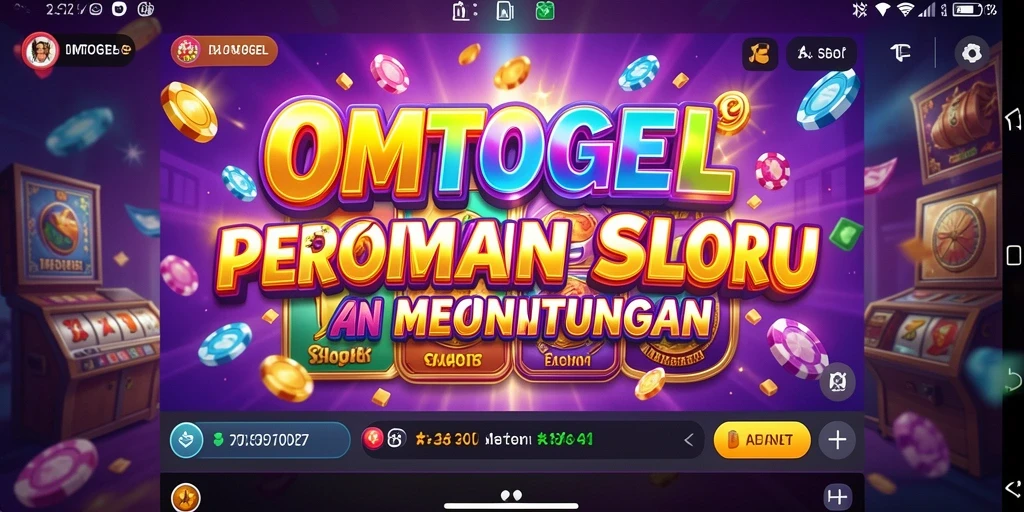Tampilan gameplay slot OMTOGEL yang mengasyikan dan penuh warna.