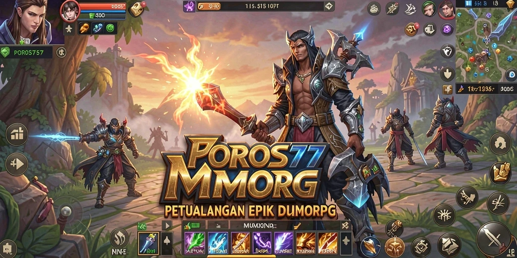 Tangkapan layar dari gameplay epik di POROS77 yang mencerminkan aksi dan petualangan.