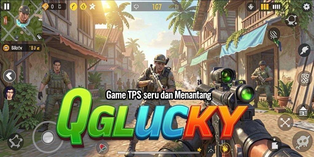 Gameplay QGLUCKY yang mendebarkan dan grafis menarik.