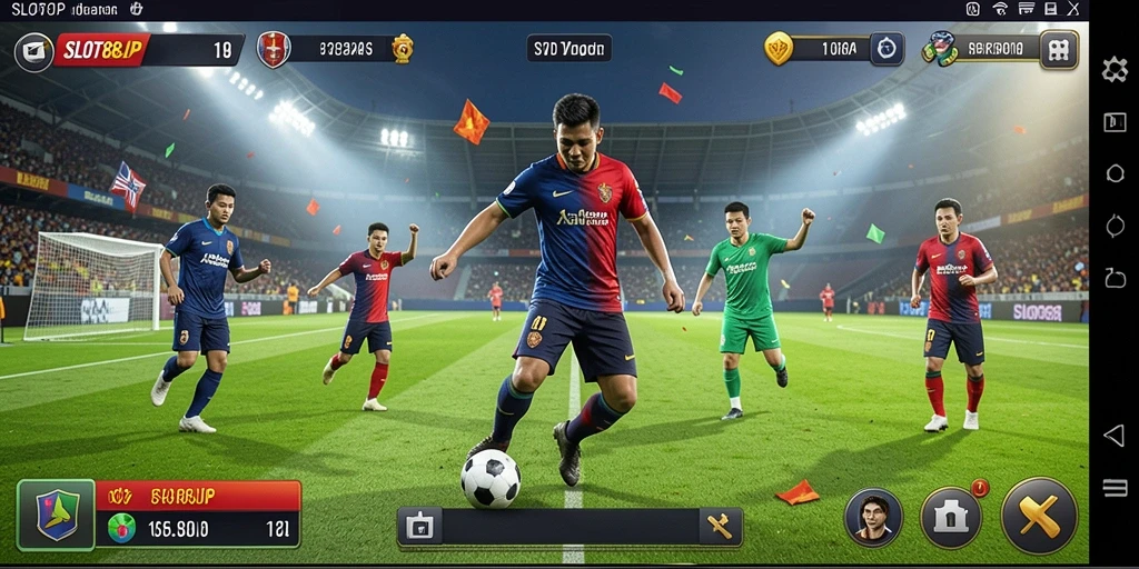 Tampilan gameplay seru dan mendebarkan di SLOT88JP.