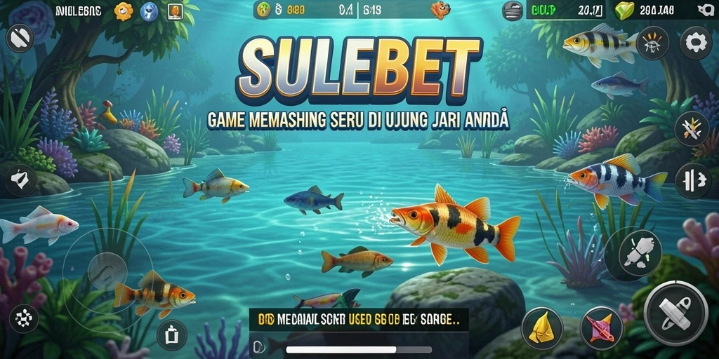 Tampilan gameplay SULEBET yang menawan dengan berbagai jenis ikan.