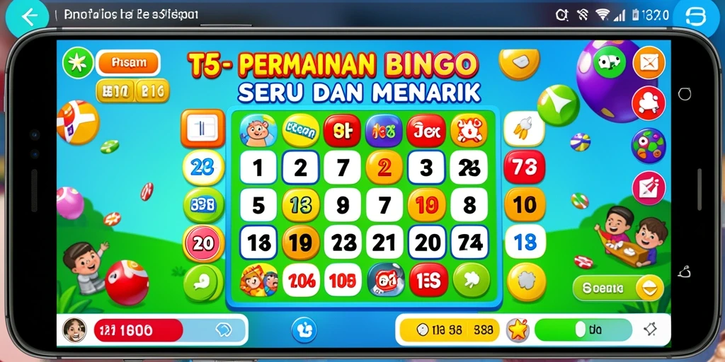 Gambar menampilkan gameplay seru dalam permainan Bingo T6.