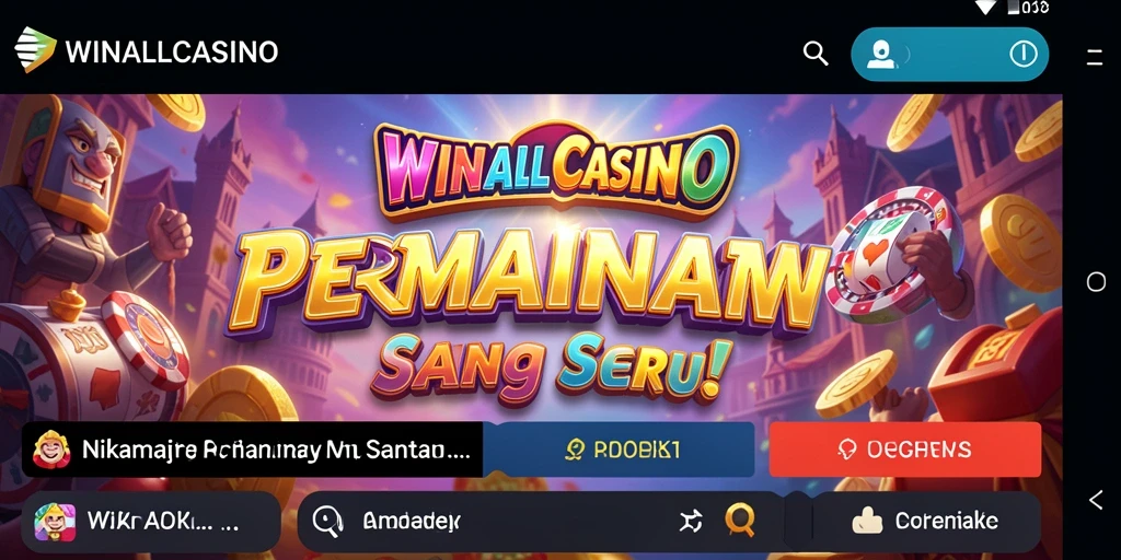 Tampilan gameplay menarik dari <strong>WINALLCASINO</strong> dengan berbagai permainan kasino.