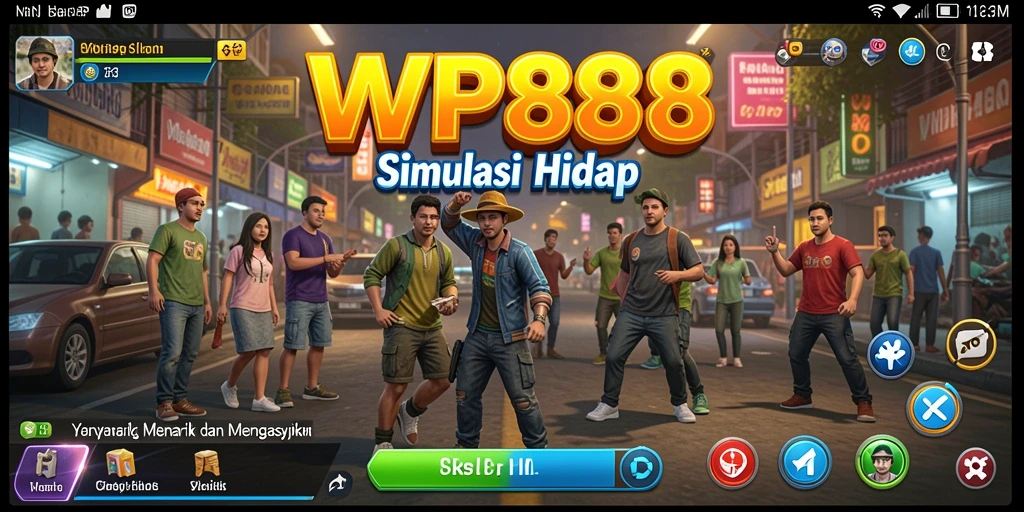 Tampilan gameplay WP888 yang interaktif dan menarik.